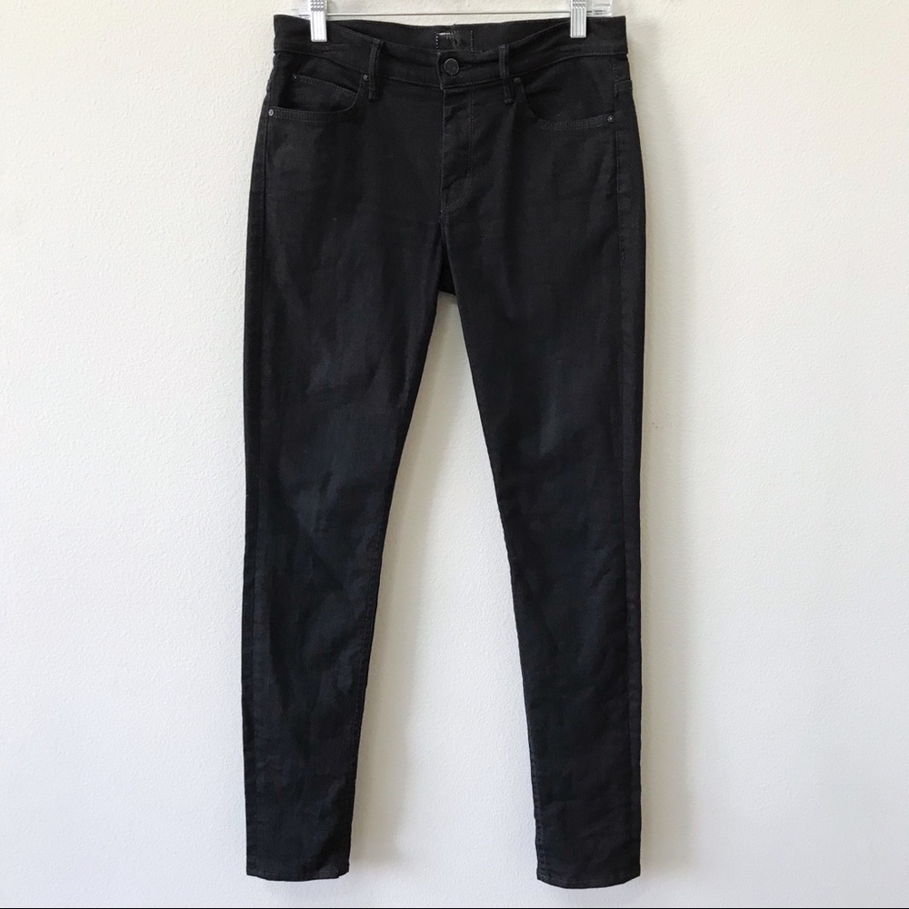Freja + Mother The Muse Skinny Jeans Black Sz 29